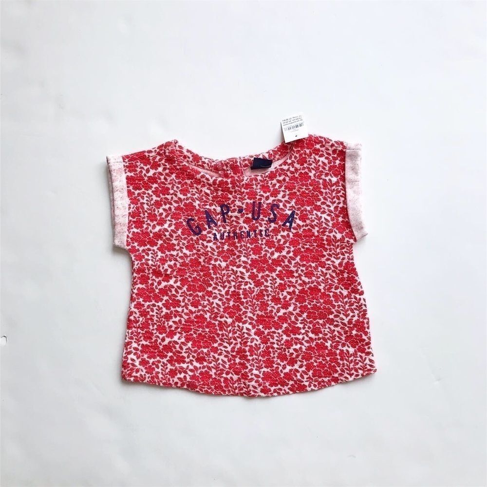 Babygap NWT floral print sweatshirt 18-24 months
